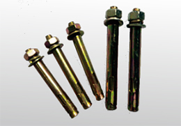 Yellow Zinc Plated Sleeve Anchor Bolt (Long Slot)